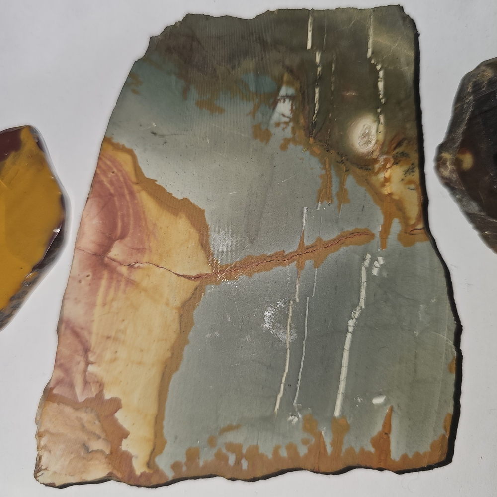 Abstract Multicolor Stone Art Piece
